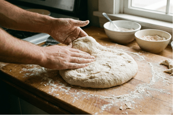 Greek Yogurt Pizza Dough