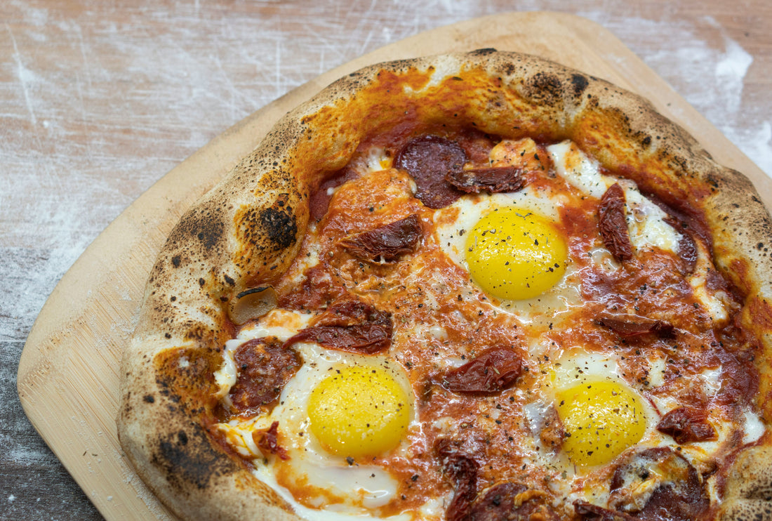 Breakfast neapolitan pizza recipe