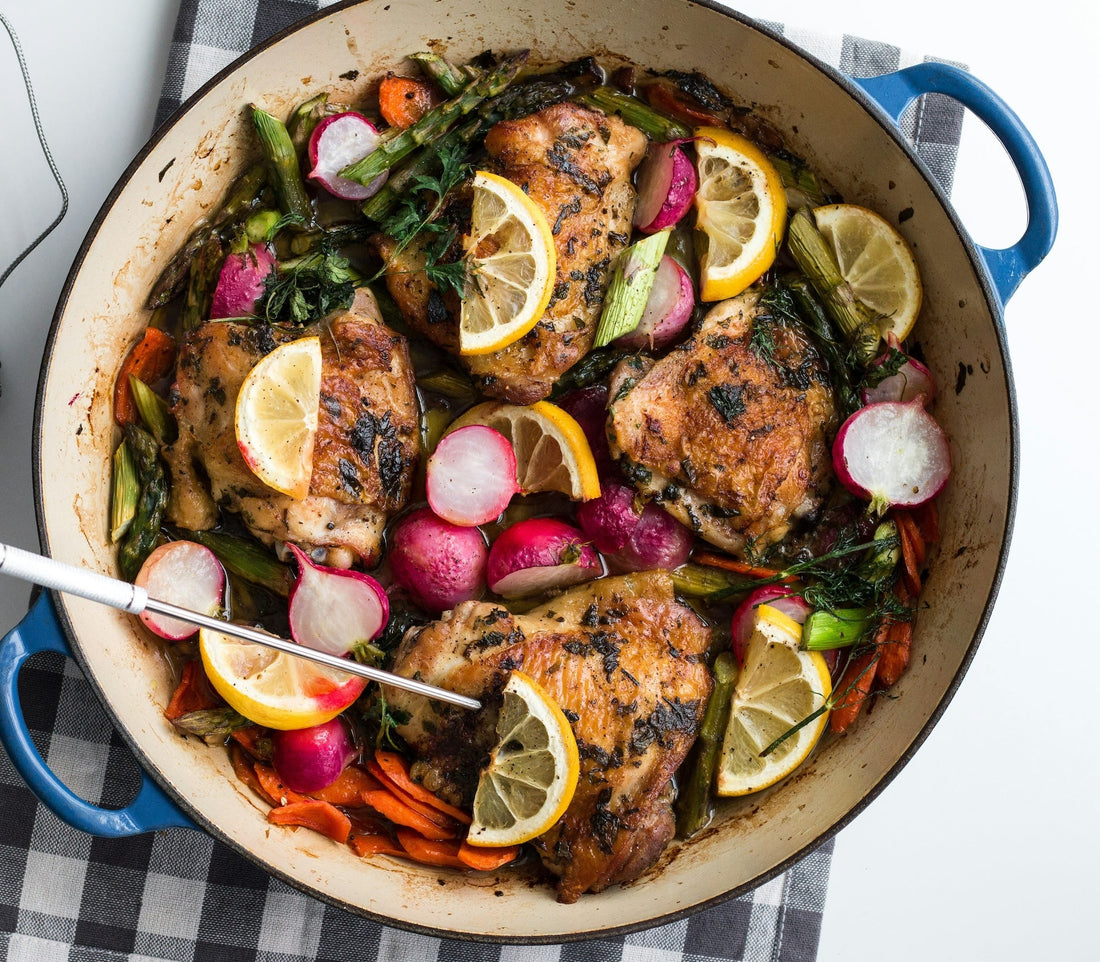 Lemon Garlic Butter Chicken Thighs