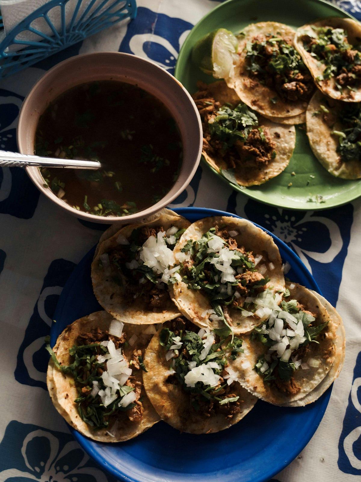 Halo cooks birria tacos